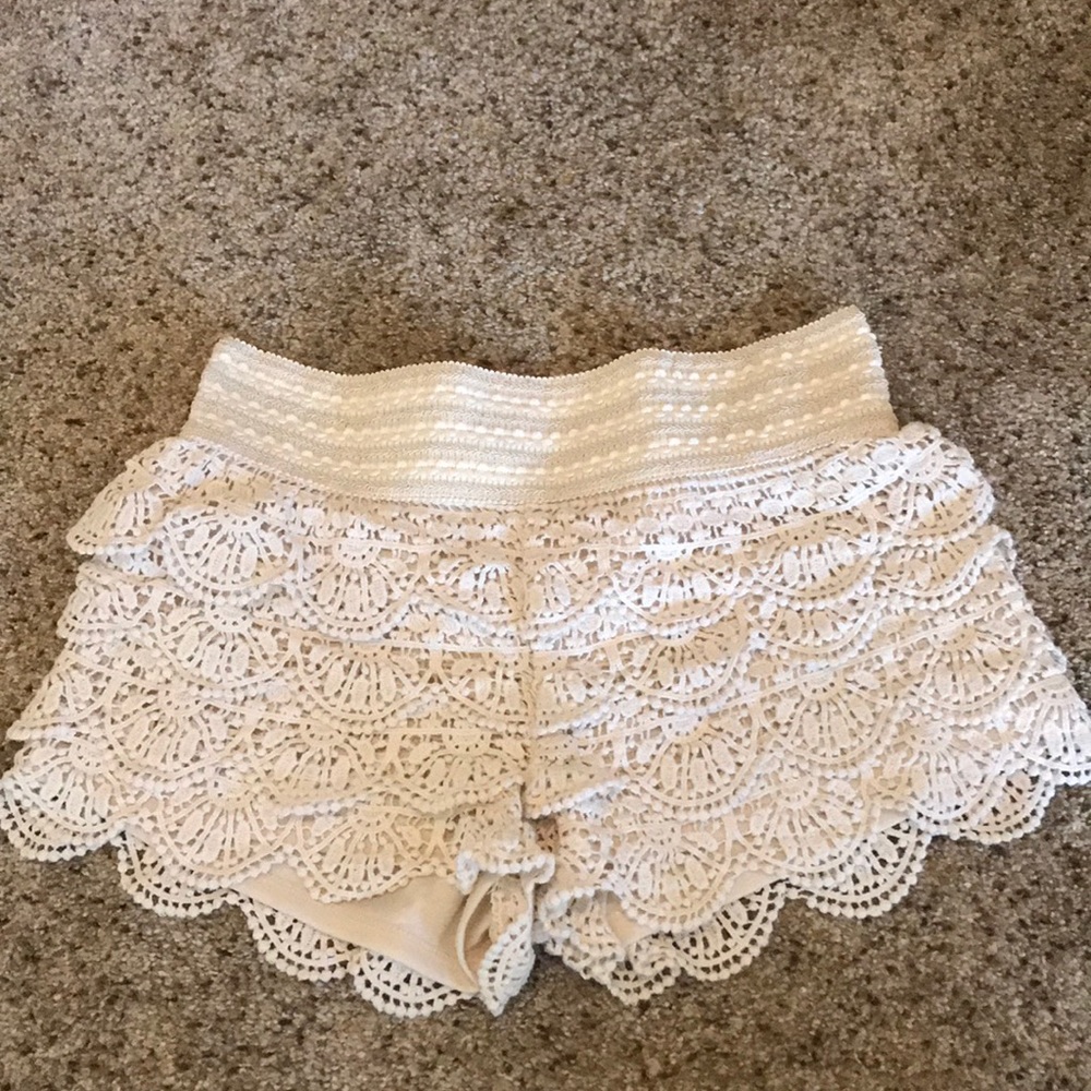 Lace shorts